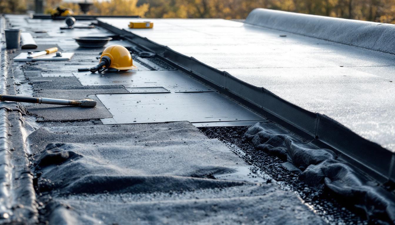 Toiture plate pente : optimisez l’étanchéité et le drainage maintenant