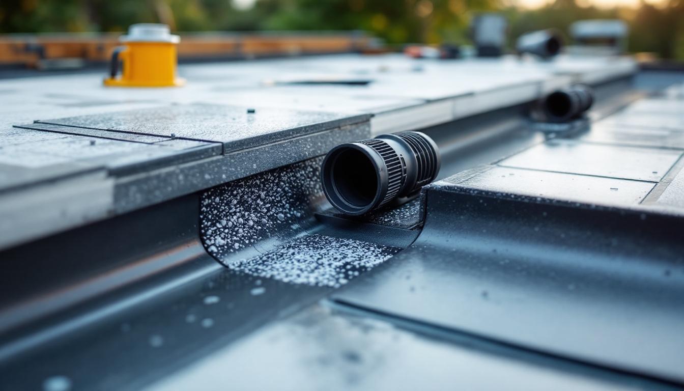 Toiture plate pente : optimisez l'étanchéité et le drainage maintenant
