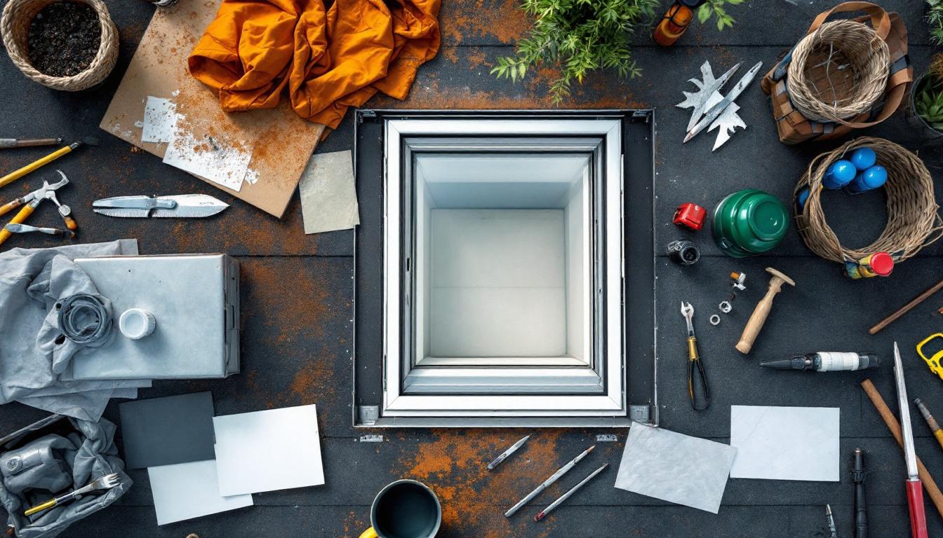 Costière Velux 114x118 bac acier : installation facile et rapide