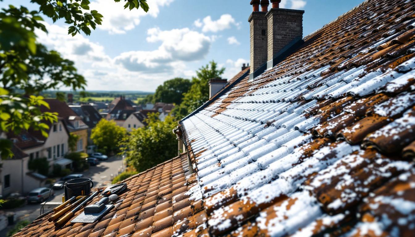 Demoussage toiture Quimper : entretien efficace pour prolonger la vie de votre toit